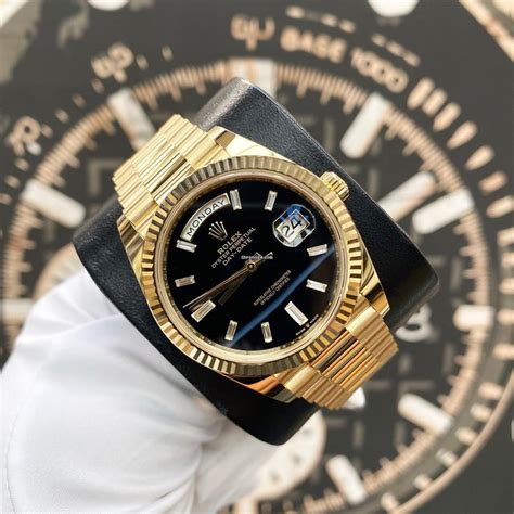 rolex black onyx dial price|Rolex day date 228238.